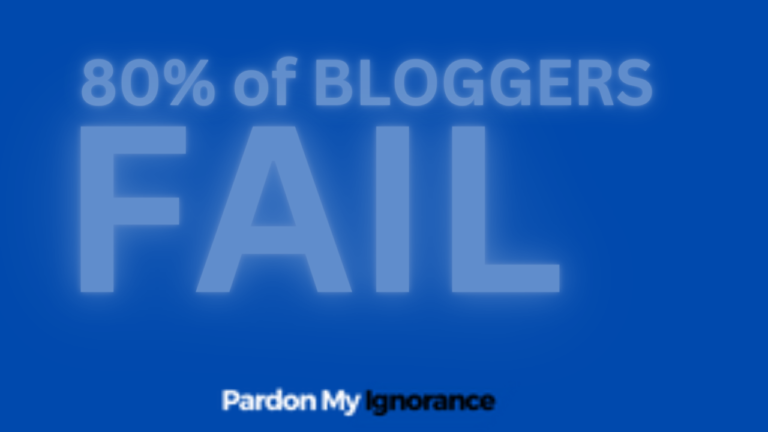 Why 80% Of Bloggers Fail